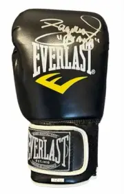 MANNY PACQUIAO "PacMan" Signed Everlast 12 oz Black Boxing Glove with COA *WOW*