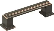 [Amerock] Cabinet Pull | Oil Rubbed Bronze | 3 inch (76 mm) Center to Center | Appoint | 1 Pack | Drawer Pull | Drawer Handle | Cabinet Hardware
