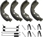 Front Brake Shoes Springs Pins for Kawasaki Mule 600 610 SX KAF400 2005-2022