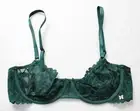 Savage X Fenty Women's Unlined Lace Balconette Bra DH3 Underworld Green 36D NWT