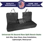 Waterproof Pet Full Rear Row Back Bench Seat Cover Protector for Car Truck+ SUV