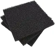 TopHomer Activated Carbon Filters Sponges, 13 x 13 x 1 cm Activated Carbon Foam Sponge Air Filter Impregnated Sheet Pad