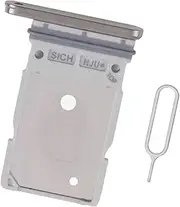 SIM Card Tray Replacement for Samsung Galaxy S25 Ultral SM-S938U SM-S938U1 Dual SIM Card Tray with eject pin (Silver Shadow)