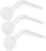 [bodyjewellery] 20g Nose Piercing Jewelry Clear Retainer Bioflex Flexible Bendable Nostril L Shaped Screw Stud Piercing Jewelry