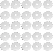 10 Pack 45mm Rotary Cutter Replacement Blades, Utility Knife, Power Off Fabric Cutters Blades, Stainless Steel, Sharp and Sturdy, for Sewing Paper Cutting