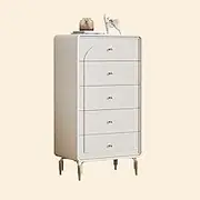 GUAWJRZDP Chest of Drawers, Storage Cabinet, Wood Drawer Chest, Drawers Organizer Storage, Storage Cabinet for Living Room, Hallway, Entryway, Home Office, White(5-Drawer Chest)
