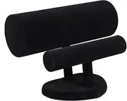 Bracelet Holder Bracelet Display Stand Jeweled Headband Jewelry Organizer Headband Stand Headband Holder Bracelet Bracket Jewelry Rack Beige Headband Display Stand(Black)