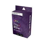 Pack of 60 Deck Guard Sleeves - Elite2 - Small - Gloss - Black