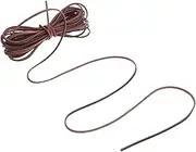 DOITOOL 10 Yard Strip Braiding Cord Faux Leather Flat String Fake Leather Laces DIY Jewelry String Craft Projects