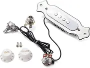 VICASKY Pre- Soundhole Pickup for Guitar 4-string Volume Tone Control Knob Gmb337 Abs and Construction