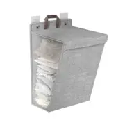 Foldable Laundry Hamper Space-Saving Adhesive Basket for Easy Storage