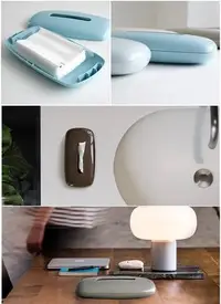 在飛比找Yahoo!奇摩拍賣優惠-日本 創意 石頭造型Muji極簡IKEA橢圓形 亮面 防水 