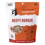 Mimi & Munch Wheat Free Beefy Burger Dog Treat 180g