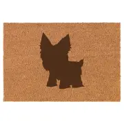 Coir Door Mat Entry Doormat Yorkie