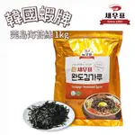 即期品【首爾先生MRSEOUL】韓國 蝦牌 莞島海苔絲 1KG 海苔 飯糰 大包裝