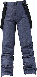 [Oshhni] Ski Pants Ski Trousers Insulated Warm Windproof Men Women Ski Bib Overalls Snowboard Pants for Camping, Fishing, Sled Skiing