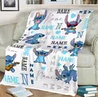 Personalized Stitch Blanket, Stitch Fleece Blanket, Christmas Blanket, Birthday