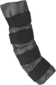 Horse Ice Leg Wrap Ice Pack with Flexible Straps 24 Grid Multifunctional Horse Cooling Wrap Ice Boot for Legs Knee Equestrian, Black