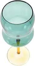 OFFSCH Borosilicate Glass Goblet Heat Resistant Wine Storage Cup for Parties Stylish Dinnerware for Whiskey Wine and Cocktails