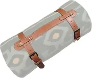 Picnic Blanket Strap, Picnic Blanket Mat Leather Strap, Adjustable Motorcycle Blanket Straps for Picnics, Beaches, Motorcycle