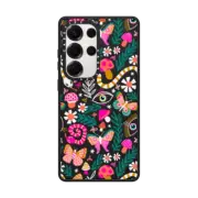 Galaxy S25 Ultra Impact Magnetic Case Magic Witchcraft Mushrooms Snakes Magical Eye Pattern