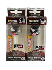 Funko Pop Pez Venomized Silver Surfer White Base Metallic GameStop Exclusive