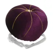 Wrist Pin Cushion Wristband Sewing Pincushion Polyester Pin Holder, Purple