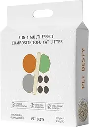 Premium Clumping Cat Litter - Ultra - 99.9% Dust-Free, Low Tracking, Hard Clumping, Superior Odor Control, Unscented & Natural Ingredients - 2.5/7.5/15KG (2.5kg x 1bag)