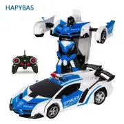 Remote Controlled Transformation Robot Car - battery operated transformer toy