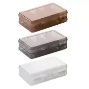 Convenient Jewelry Sorting Box 2 Layer Plastic Organizers for Home Decoration
