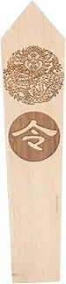 Token Decor Wooden Token Sculpture for Desk Home Office Unique Hand-Painted Religious Artwork
