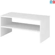Modern White 2-Shelf Shoe Rack - Stackable Design, Perfect for Closets or Dorms