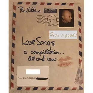 Phil Collins 菲爾·柯林斯『Love Songs A Compilation情歌自選輯』宣傳CD(市面無售)