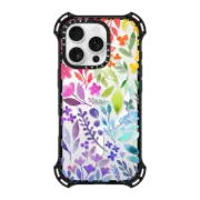 iPhone 16 Pro Bounce Case MagSafe Compatible Floral Rainbow