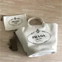 在飛比找蝦皮購物優惠-PRADA 小包包 Canapa 日本直送 二手