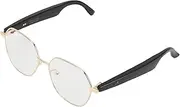 AI Translator Glasses for Men Women, Bluetooth BLE 6.0 Smart Glasses with Anti Blue Light Lens, 163 Languages Real Time, Open Ear Lighweight Eyeware for Travel Music, Calls
