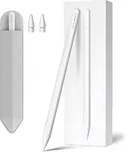 Stylus Pen for Apple iPad 2018-2023, 5 Mins Ultra Fast Charging Active Pencil Compatible with iPad 9th&10th Generation, iPad Air 3/4/5, iPad 6/7/8/9/10, iPad Mini 5/6, iPad Pro 11-inch /12.9-inch