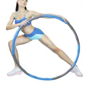 Detachable Hoola Hoops Exercise Waist Fitness Hoola Blue