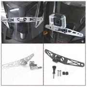 BMW K1600B GoPro Holder - Windshield Compatible Design Silver
