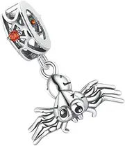 PRETYZOOM Spider Charm Pendant Zircon Spider Pendant Bracelet Halloween Jewelry Bracelet