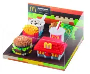 AUTHENTIC Nanoblock x Mcdonald's Food Icon Set of 6 with Special Display Box