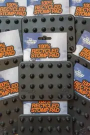 Snowboard Stomp Pad, 100% Recycled Plastic - Spike Grip - 2 Pack