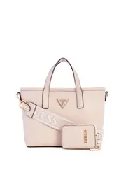 GUESS Women's Blush Pink Latona Mini Tote Bag