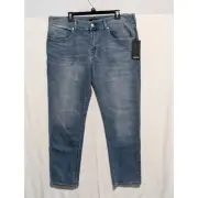 True Religion Geno Relaxed Slim Fit Jeans Blue Men's Size 36x32 NWT