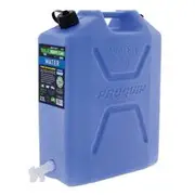 Hulk 4x4 22Lt Water Jerry Can With Tap Food Grade Hdpe Light Blue - HU0657