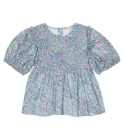 [The New Society] The New Society Albertina cotton top Y 8 blue