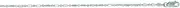 [JewelryWeb] 14ct White Gold 1.5mm Diam cut Alternate Long Rectangular Bead Chain Necklace Lobster Clasp Jewelry Gifts for Women - Length Options: 41 46 51