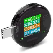 Multifunctional USB C Power Meter for Capacity Calculation and Monitoring