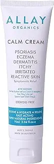 Ultra-Soothing Calm Cream | Aloe Vera, Liquorice & Vitamin D3 | For Dry Sensitive Irritated Skin Prone To Eczema Psoriasis, Dermatitis & Rosacea | Steroid, Paraben, Alcohol & Fragrance Free – AU