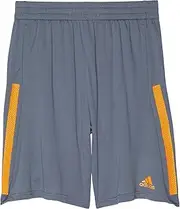 [adidas] Boy's Bold 3-Stripes Shorts (Big Kids) Dark Grey XL (18/20 Big Kids)